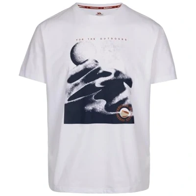 Image of Trespass Mens Casual T Shirt Short Sleeves and QuickDry with Graphic Sagnay