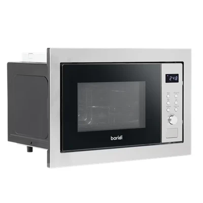 Image of Baridi 25L Integrated Microwave Oven with Grill, 900W, Stainless Steel DH197