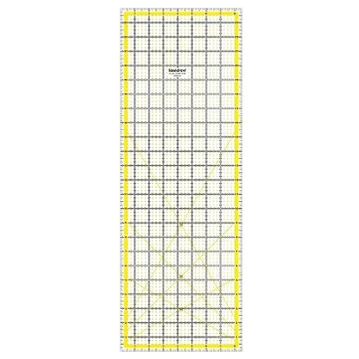 Image of Liquidraw Quilting Ruler 8.5&quot; x 24&quot; Acrylic Imperial Patchwork Rectangle Template Clear For Sewing Cutting Measuring