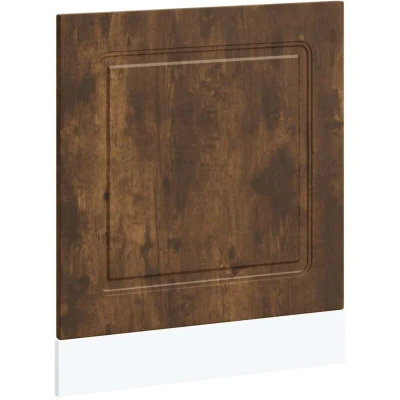 Image of vidaXL Dishwasher Panel Kalmar Smoked Oak 60x1.5x67 cm Engineered Wood