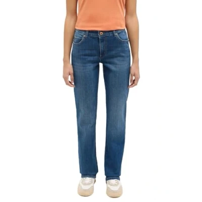 Image of MUSTANG Women&#039;s Style Crosby Relaxed Straight Jeans, mid Blue, 32W x 32L
