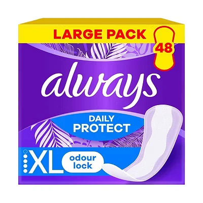 Image of Always Dailies Long Plus Extra Protect Panty Liners x48