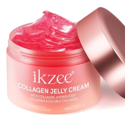 Image of Collagen Jelly Cream,Face Moisturiser with Niacinamide &amp; Hydrolyzed Collagen,Anti Aging Face Cream,Reduce Fine Lines and Wrinkles,Hydration