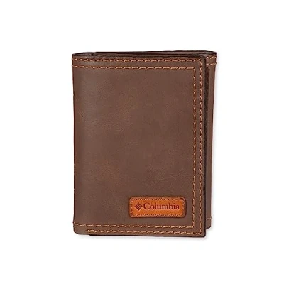 Image of Columbia Men&#039;s Rfid Trifold Wallet, Xcap Brown, One Size, Wallet
