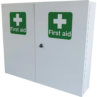 Image of Safety First Aid Group Metal Cabinet, Empty 60 x 50 12.5 cm