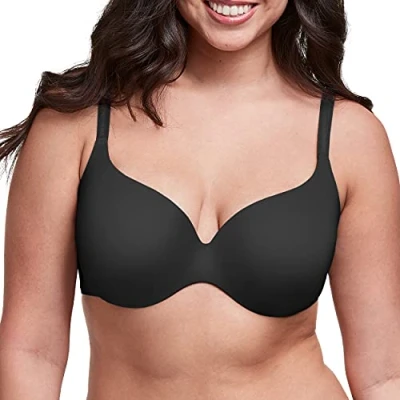Image of Maidenform Women&#039;s Comfort Devotion Full Coverage Underwire Bra, Black, 34D
