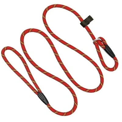 Image of Dog Slip Training Lead Leash Rope for Small Medium Large Dogs (Red, 150CM)