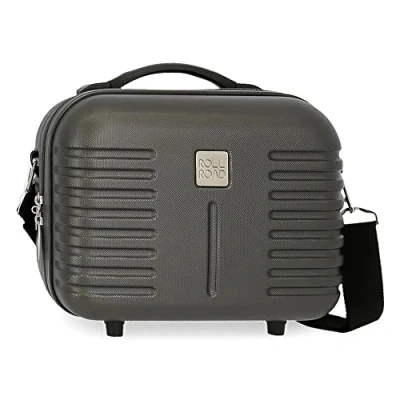 Image of Roll Road India Adaptable Beauty Case Grey 29x21x15 cms ABS
