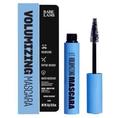 Image of Babe Original Lash Volumizing Mascara Smudge Proof, Long Lasting &amp; No Clump Formula, Buildable Volume, Water Resistant, 6 mL, Dramatic Black