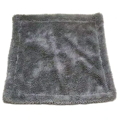 Image of Detailers United Hydro Hoover Mini Professional Grade Plush Microfibre Car Drying Towel 1400GSM (20 x 20) (Grey)