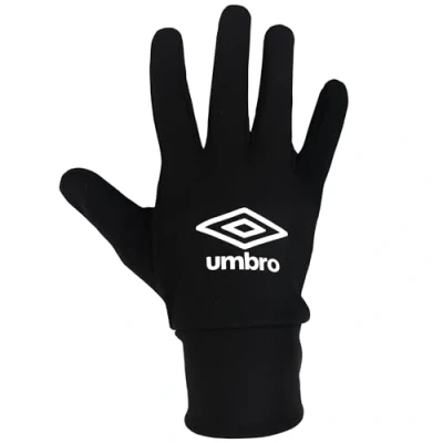 Image of Umbro Childrens/Kids Technical Logo Player Gloves (L) (Black)