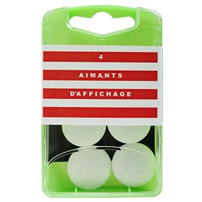 Image of Exacompta Ref. 11800E BOX 4 MAGNETS F18 White