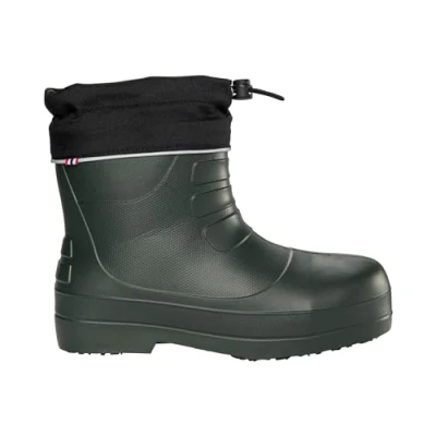 Image of Viking Norse LOW BOOT Wellies, Size: 7, Pine/black Synthetics/textile