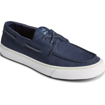 Image of Sperry BAHAMA II Mens Classic Lace Shoes Navy Size UK 6.5