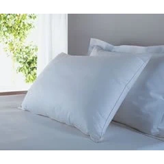 Image of The Bettersleep Company Hotel Quality Egyptian Cotton Pillows 250 Thread Count 100% with Soft Hollowfibre Filling Twin Pack