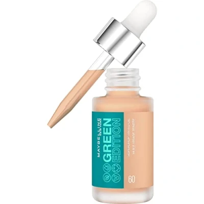 Image of Maybelline Green Edition Superdrop Tinted Oil, adjustable, natural coverage, vegan formula, 60