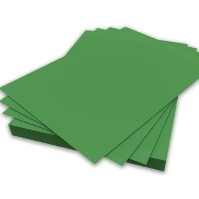 Image of A4 Bright Green Colour Paper 80gsm Sheets Double Sided Printer Copier Origami Flyers Drawing School Office Printing 210mm x 297mm (A4 50 Sheets)