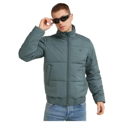 Image of G STAR Men&#039;s Padded Quilted Jacket, Blue (Salute D25453 D199 C742), L