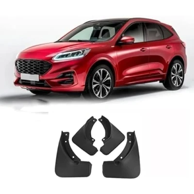 Image of 4 Pcs Car Mud Flaps for Ford Kuga Escaps St line 2020 2023, Front/Rear Wheel Mudflaps, Waterproof Splash Protection Fender, Winter Sediment