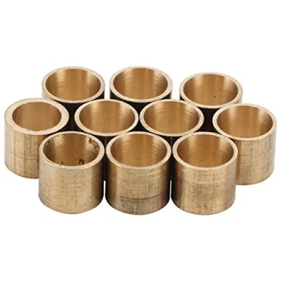 Image of Billiards Shaft Ferrule, 9/9.5/10 mm Pool Billiard Cues Tips Copper Cue Ferrule Replacement for Snooker Parts(9MM【No teeth】)