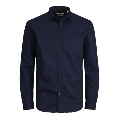 Image of Jack &amp; Jones Premium Cardiff Shirt, Men&#039;s, Size: XS, Navy blazer
