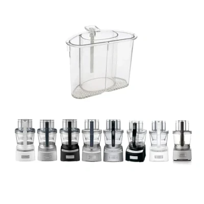 Image of Cuisinart FP 12LPT1 Replacement Large Clear Pusher Fits Models CFP 24, 12, &amp; 14 Only OEM