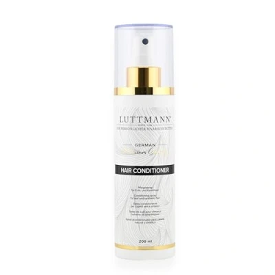 Image of LUTTMANN® Hair Conditioner 200 ml Care Spray For Real and Synthetic Wigs, Pieces, Systems, Extensions, Extensions &amp; Own German Premium Quality Made in Germany