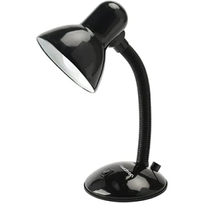 Image of SKYTE® Flexible Desk Lamp Flexi with Versatile Adjustable Neck Integral On/Off Switch Home Or Office Studies Bedroom Tables (Black)