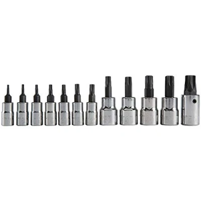 Image of CRAFTSMAN Torx Bit Socket Set, Tamper Proof, 12 Piece (CMMT49293)