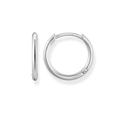 Image of Thomas Sabo Women Hoop Earrings 925 Sterling Silver CR608 001 12