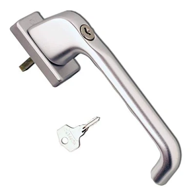 Image of Hoppe Patio Handle Upvc 823536 Silve