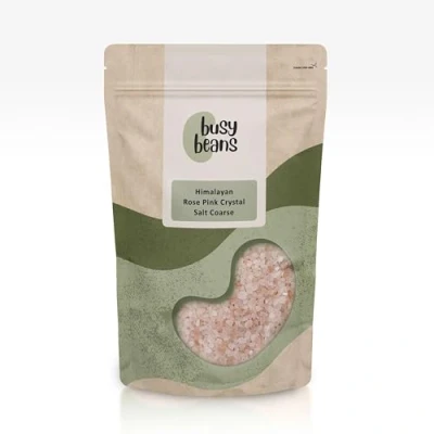 Image of Himalayan Rose Pink Crystal Salt Coarse by Busy Beans (1kg)