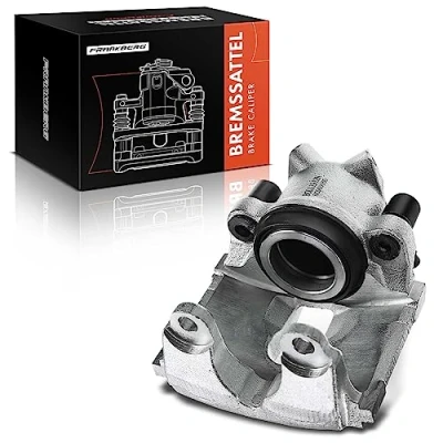 Image of Frankberg Brake Caliper Front axle Left Compatible with 3er E46 325 330 1999 2006 X3 E83 2003 2011 Z4 E86 E85 2008 Replace# 34116750149
