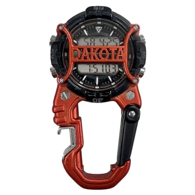 Image of Dakota Digital Cage Clip Bottle Opener, Watch, Travel Alarm Watch with Dial Protection, Alarm, Stopwatch, Outdoor Gifts for Men and Women, Use Travel, Fishing Hunting, More, Tactica