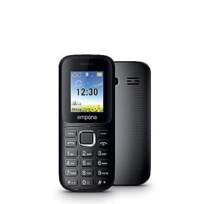 Image of emporiaFN313i, 2G dual SIM mobile Phone, Ideal Festival free and unlocked for all networks, 1.77 inch colour display, Black