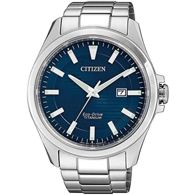 Image of Citizen Men&#039;s Analogue Eco Drive Watch with Titanium Strap BM7470 84L