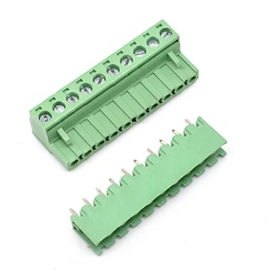 Image of Oiyagai 10 Set Pin 5.08mm Pitch Male Female PCB Screw Terminal Block