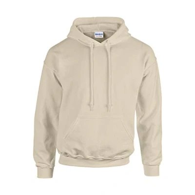 Image of Gildan gd057 Heavy Blend Men&#039;s Hooded Sweatshirt Off White Large