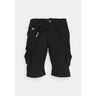 Image of Alpha Industries Utility Shorts, Men&#039;s, Size: 29, Black