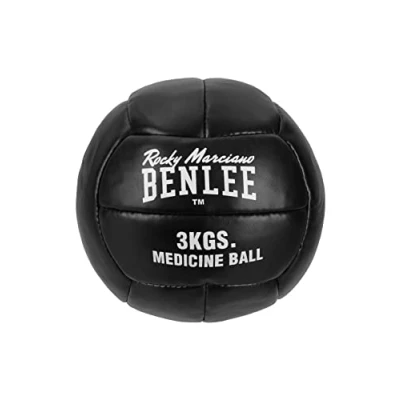 Image of BENLEE Rocky Marciano Unisex Adults Pavely Artificial Leather Medicine Ball, Black, 5kg