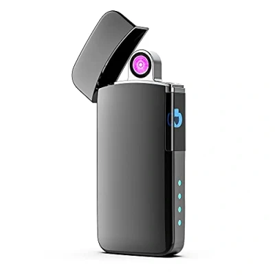 Image of Spinning Arc Plasma Lighter USB Rechargeable Windproof Electric Cool