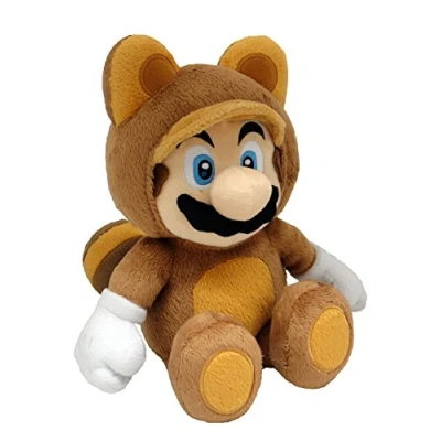 Image of San Ei SI04202019 Super Mario 3D Land Tanuki Soft Toy 23 cm