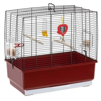 Image of Ferplast Rekord 3 Bird Cage, 49 x 30 48.5 cm, Black