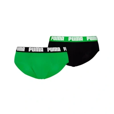 Image of PUMA Men&#039;s Basic Boxer Shorts, Green Combo, S