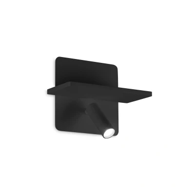 Image of PIANO 2 Light LED Reading Black, In Built Switch, 3000K, Non Dim