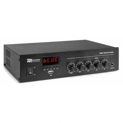 Image of Power Dynamics PDM45 100V Amplifier Mixer Amp FM Bluetooth PA System for Speaker Installation