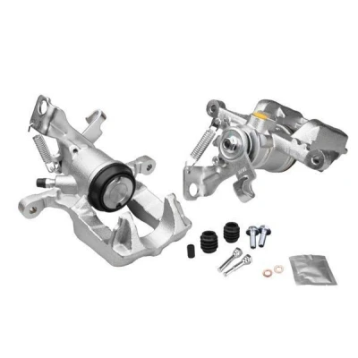 Image of 13300862, 13300864, 542109, 542193 Brake caliper HELLA 8AN 355 799 341 Grey Cast Iron without holder VAUXHALL: Astra Mk6, ZAFIRA Mk3, Mk6 GTC