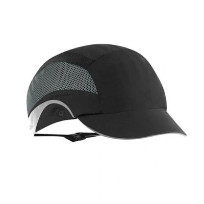 Image of JSP HardCap Aerolite Bump Cap HDPE Shell Water Repellent Short Peak Black Ref AAF000 001 100 164091