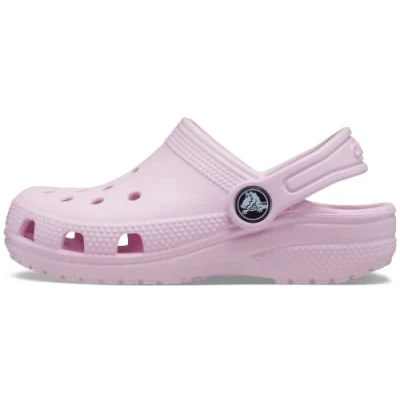 Image of Crocs Unisex Kids Classic Clog K Clog, Ballerina Pink, 11 UK Child