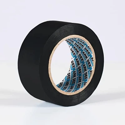 Image of FORZA Heavy Duty PVC Line Marking Tape [38mm/50mm] 6 Colours Available (Black, 50mm)